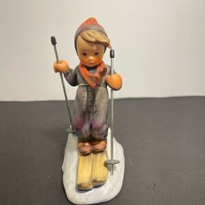 Goebel Hummel Figurine "Skier" (VINTAGE)
